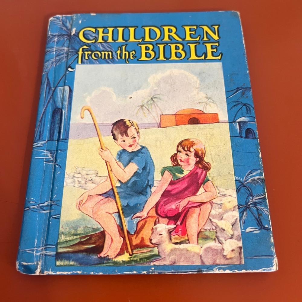 Vintage 1940 Children‎ from the Bible McLoughlin Bros Little Color Classics Book